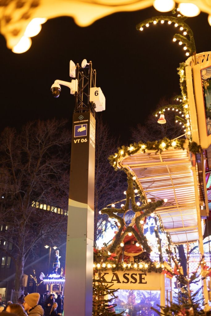 Sicherheitstechnik am Bremer Weihnachtsmarkt Videoüberwachung im Detail