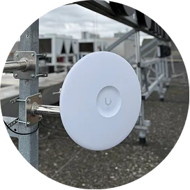 Richtfunk für WLAN auf Events