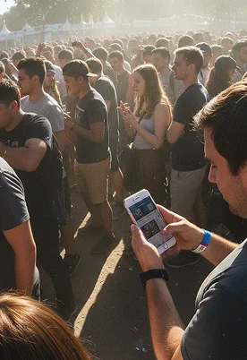 WLAN Infrastruktur auf Festivals